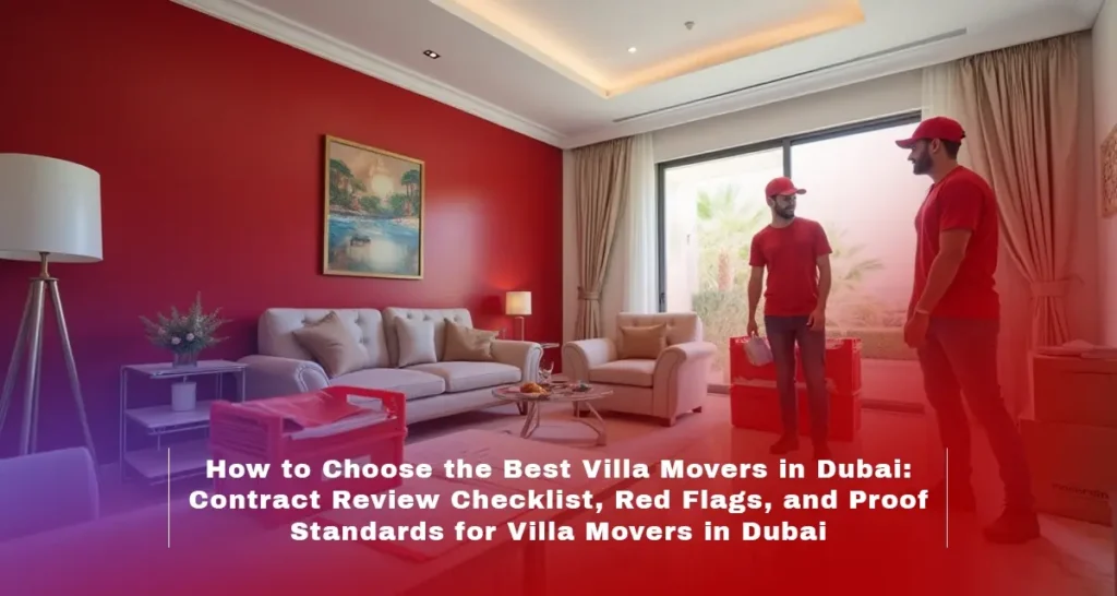 Villa Movers in Dubai